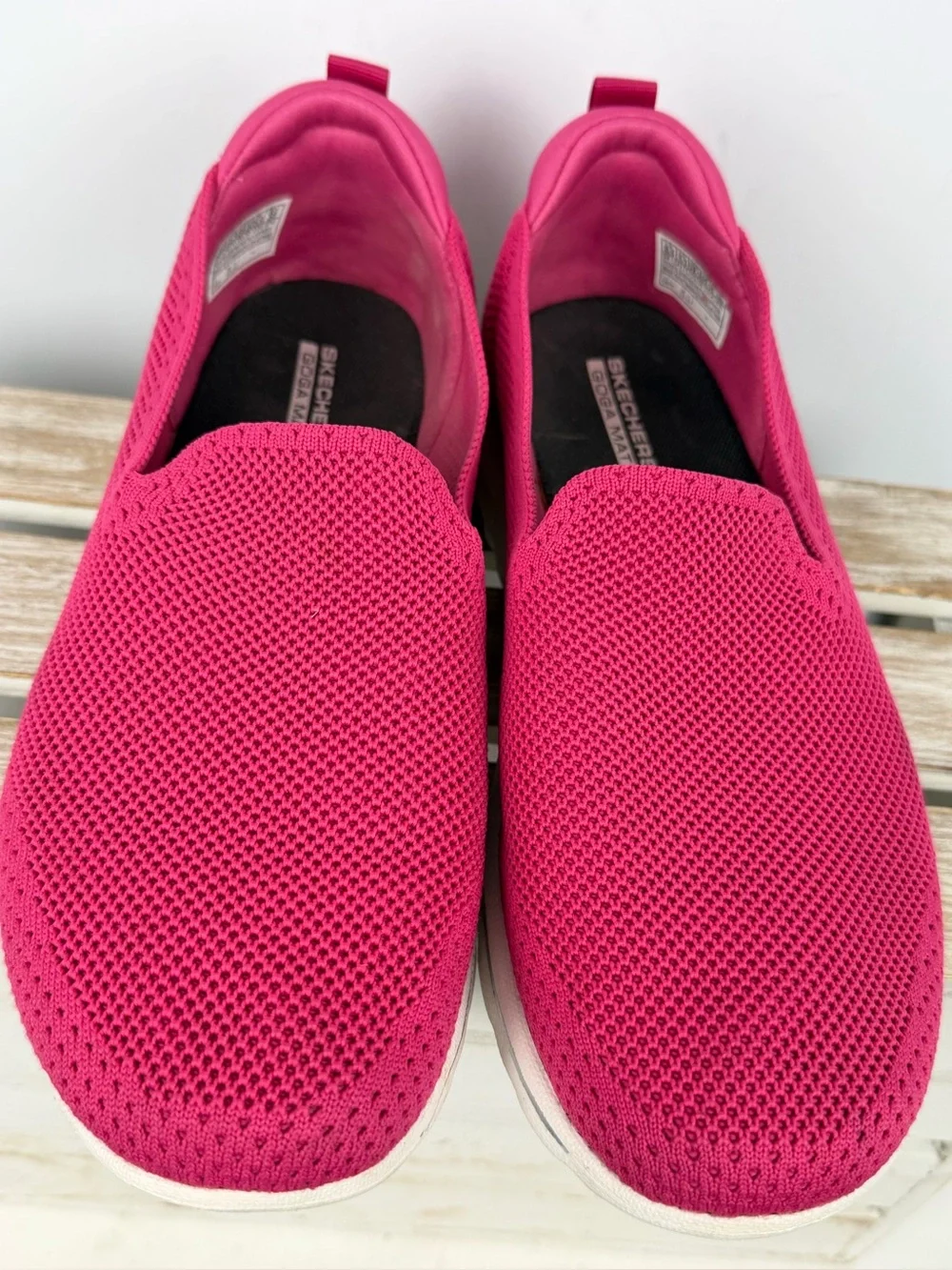 Skechers GOwalk 5 slip-on walking shoes breathable mesh upper a Goga Mat Sz 8.5